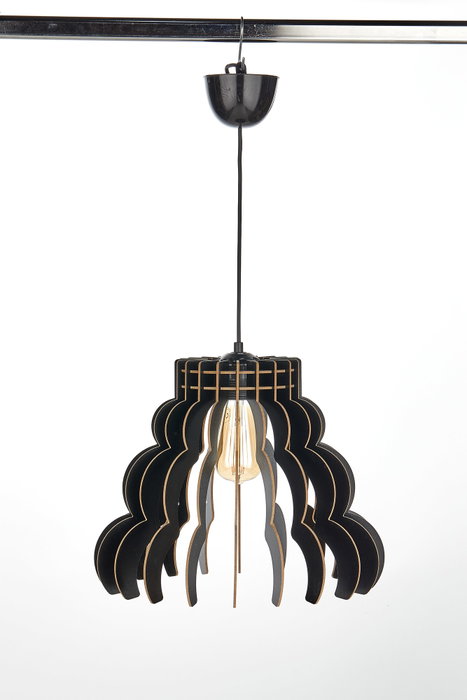 Opviq Cloudy Lámpara de Araña Negra